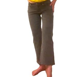 JonesNY Silky-Feel Acid-Wash Roomy Wide Leg Grey Jeans Sz6